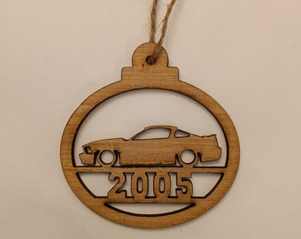 2005 Ford Mustang  Laser Cut Wood Ornament