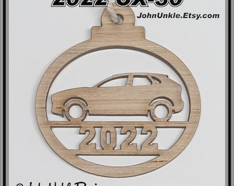 2022 Mazda CX 30 Laser Cut Wood Ornament