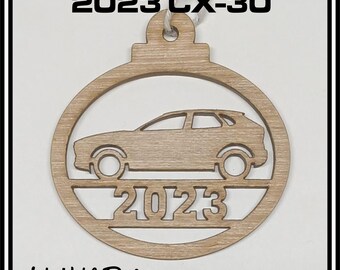 2023 Mazda CX 30 Laser Cut Wood Ornament