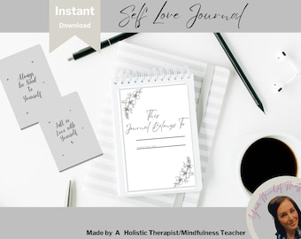 Self LOVE journal - self-care-mental health- wellbeing- teens-journal, workbook- activities, mindfulness- Love- journaling- creative journal
