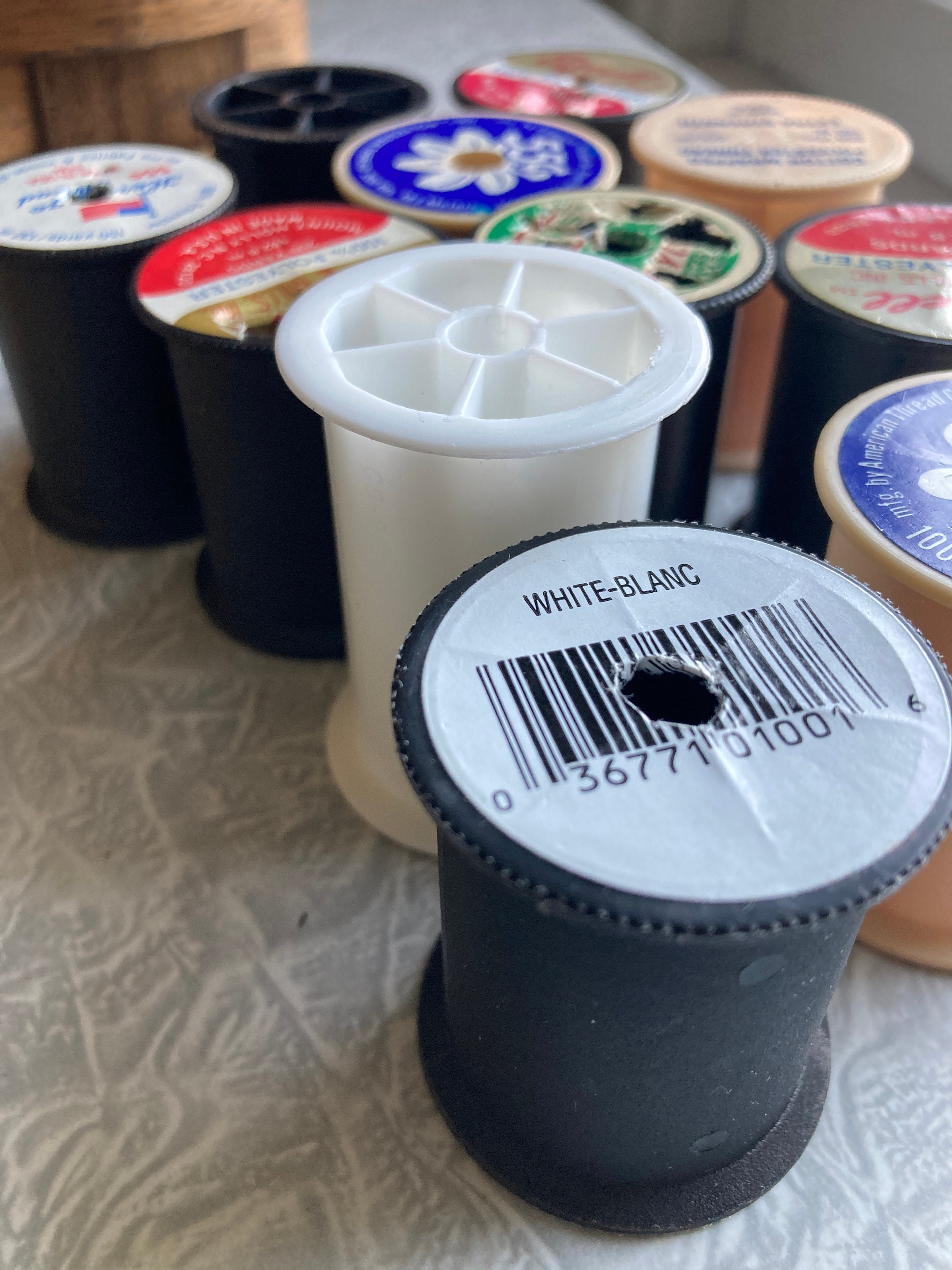Empty Thread Spools, Craft Supply, Vintage Thread Spools, Thread Spool ...