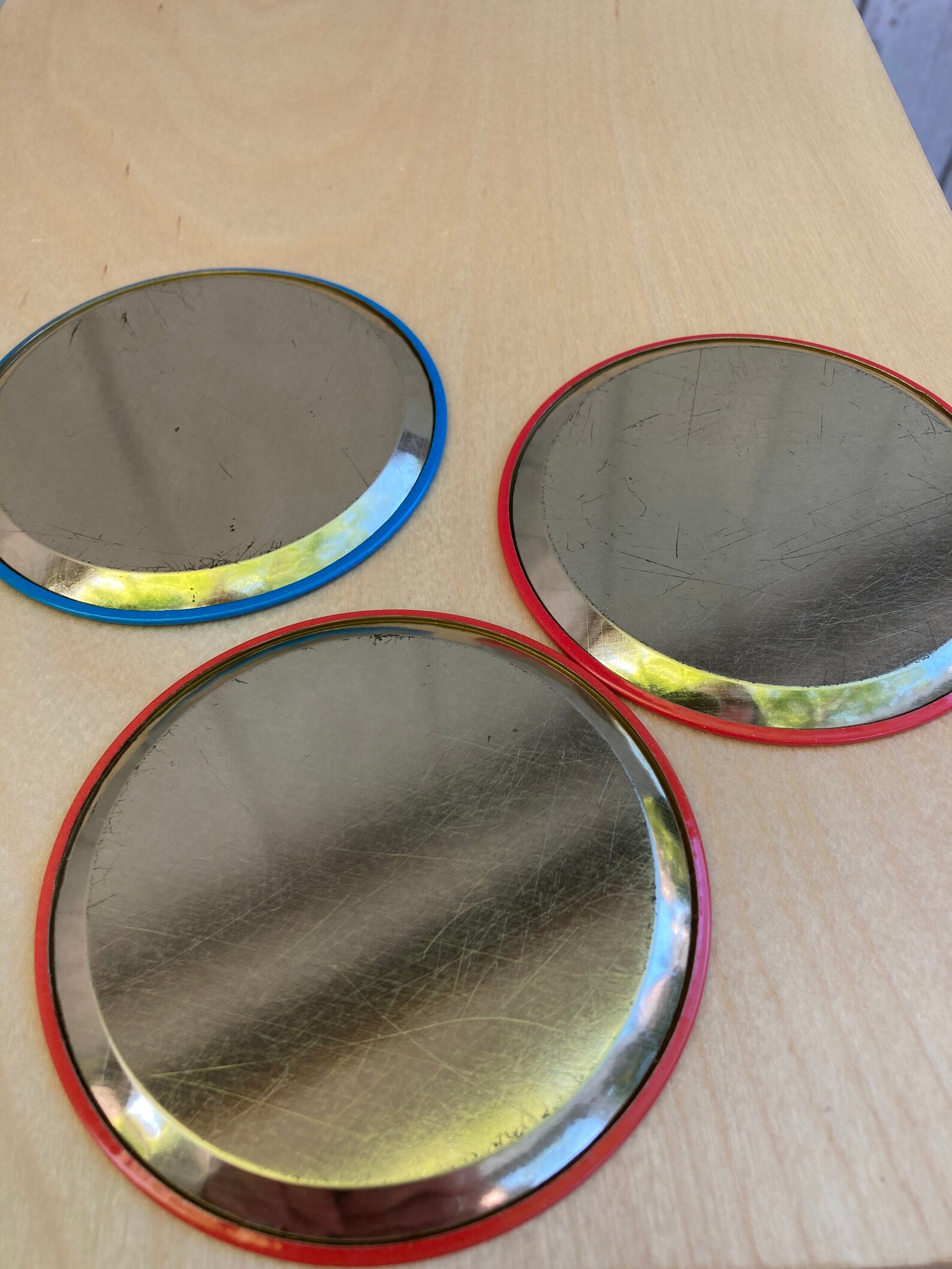 Set of 6 Metal Drink Coasters Cocktail Recipes Free Etsy