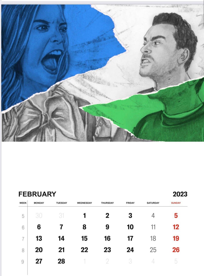 Schitt s Creek 2023 Calendar Etsy