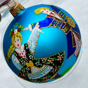 Christmas ornament with polish dancers