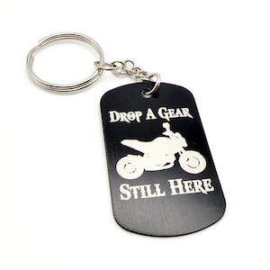 Anodized aluminum grom keychain