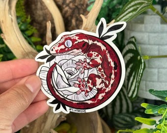Red Gargoyle Gecko Sticker