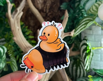 Rubber Duckie Isopod Sticker