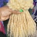 Micro Interloc Curly Tips Loc Extensions 100% Human Hair Interlocked ...