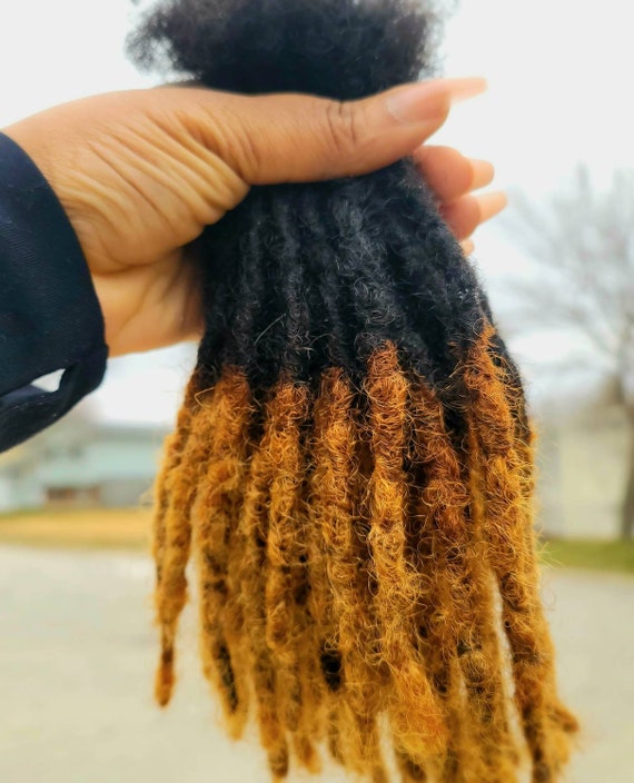 Human Hair Dreadloc Extensions: Interlocked, Honey Blonde  display picture 1