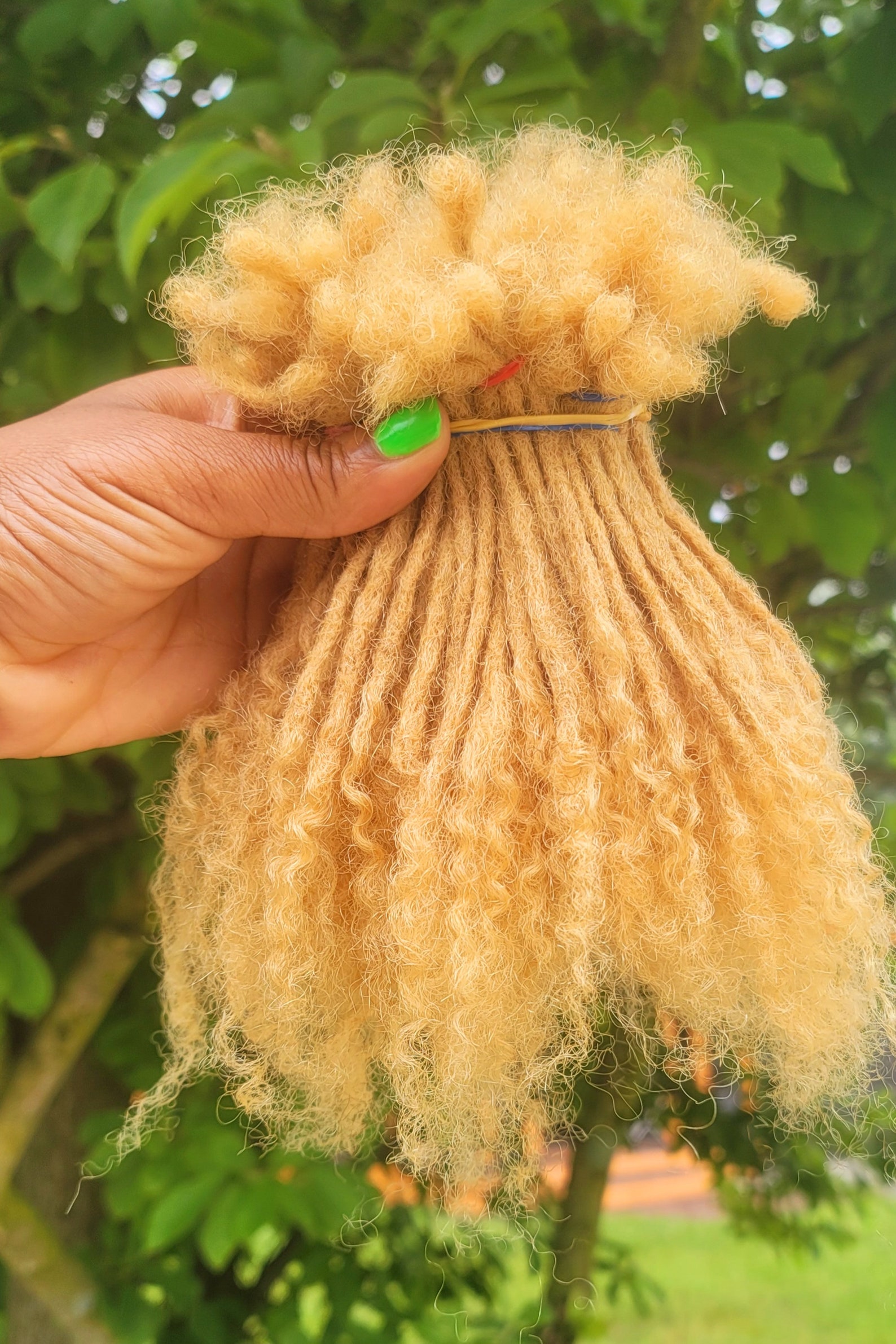 Micro Interloc Curly Tips Loc Extensions 100% Human Hair Interlocked ...