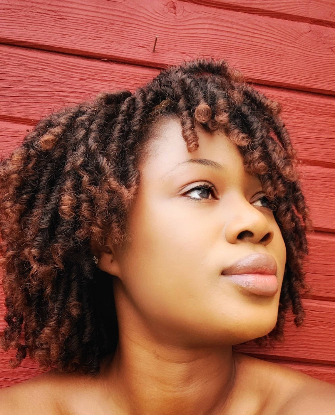 Short Curly Afro Wig Natural Looking Straw Curl Wig Short Etsy