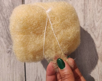 Cabello humano afro rizado a granel, color rubio 613, para rastas y reparación de rastas.