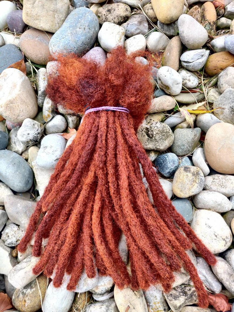 100 Human Hair Dreadlock Extentions Cajun Spice Dreadlocks Etsy