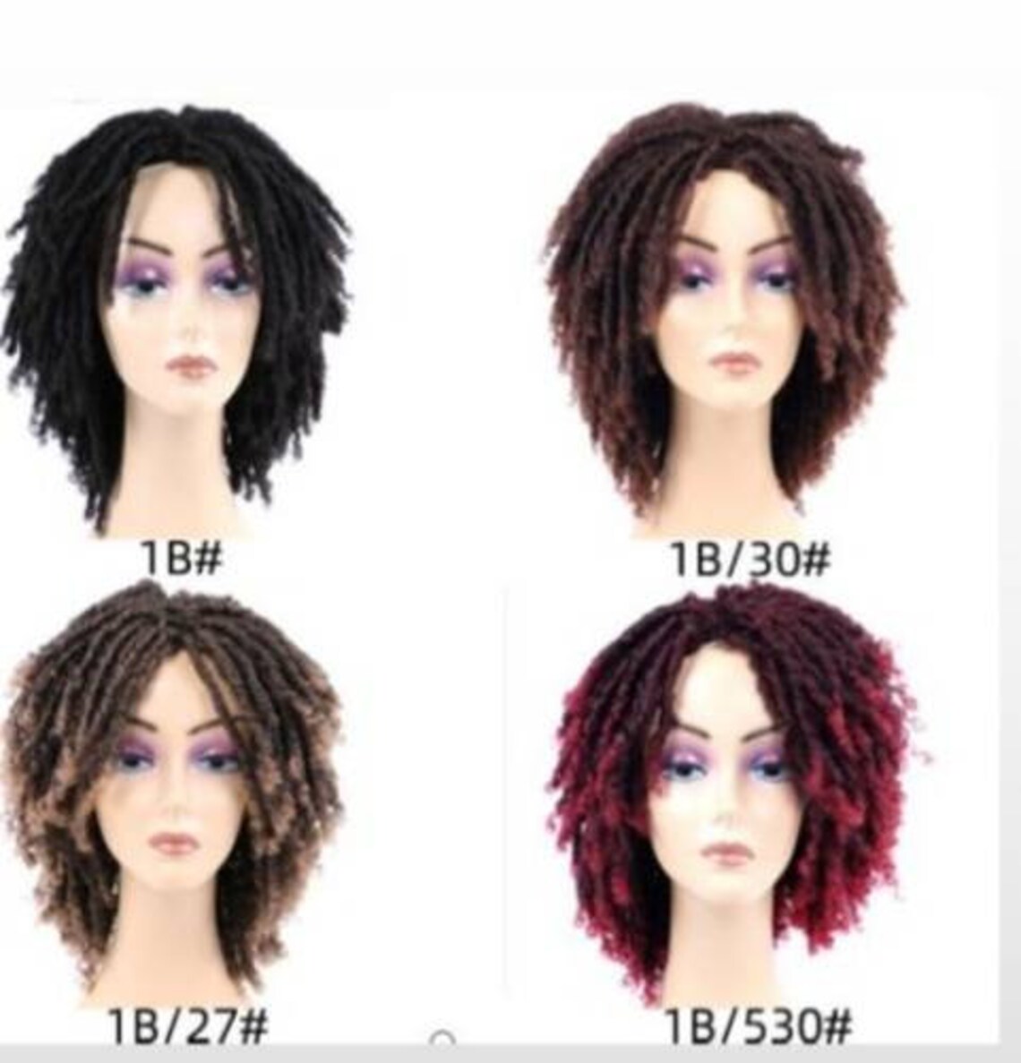 Short Curly Afro Wig Natural Looking Straw Curl Wig Short Etsy