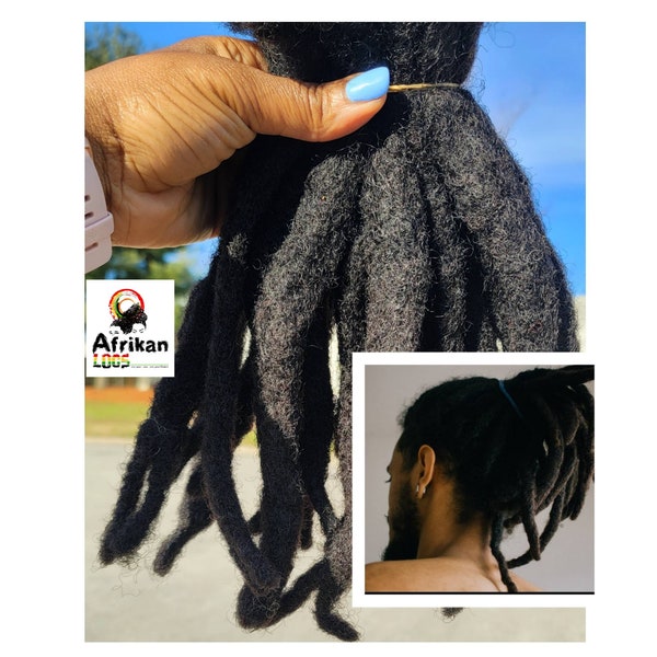 Congo fingers  Marley Rasta Wiclocs Freeform Medusa Extensions 10 locs Per Bundle Big Wick Light Weight Dreadlock Extension