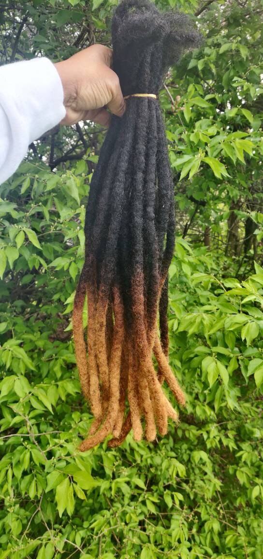 Honey Blonde Tips Human Hair Sharpie Size Dreadlock Extentions - Etsy