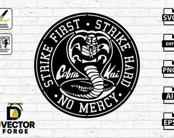 Cobra Kai Stencil Logo: Laser & Plasma Cut Files (Digital Download)
