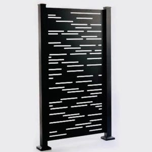 CNC Cut Ready Geometric Privacy Fence Digital Download - Vector Design for Laser & Plasma Cut Grill Panel - AI, Eps, DXF and Dwg Formats
