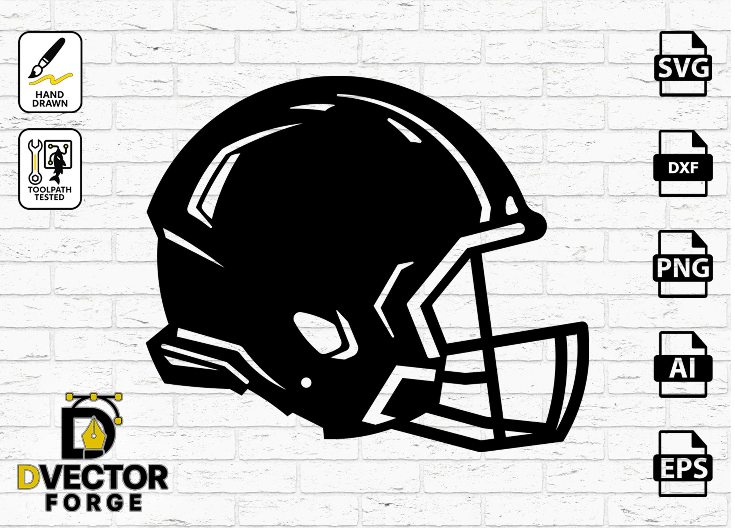 American Football Helmet SVG: Vector Cut File for Cricut (digital Download)  - Etsy, image size:2834x2034