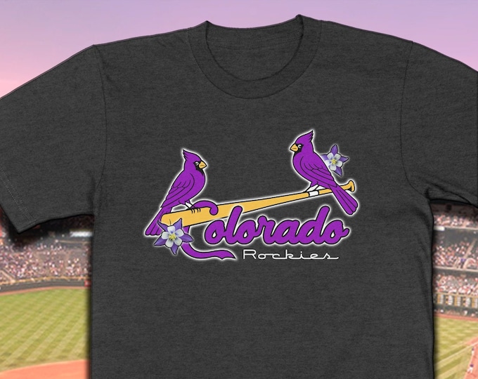 Featured listing image: Colorado Cardinals Baseball Mashup T-shirt  |  Colorado Shirt  |  Rockies Baseball | St. Louis Baseball  | Softball Team UNISEX SHIRT