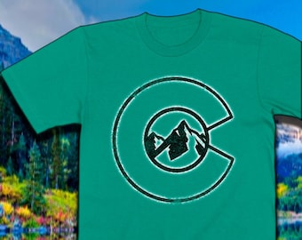 Colorado C Logo T-shirt |  | Rocky Mountain Gift | Colorado Gifts & Souvenirs | I Heart Colorado UNISEX SHIRT