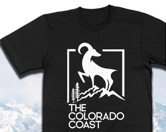 The Colorado Coast Official Logo T-shirt | Colorado T-shirt | Rocky Mountain Brand | Shirts are UNISEX