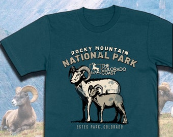 RMNP | Rocky Mountain National Park | Trending Colorado Gifts | Rocky Mountains | Big Horn Sheep | Ram | UNISEX SHIRT