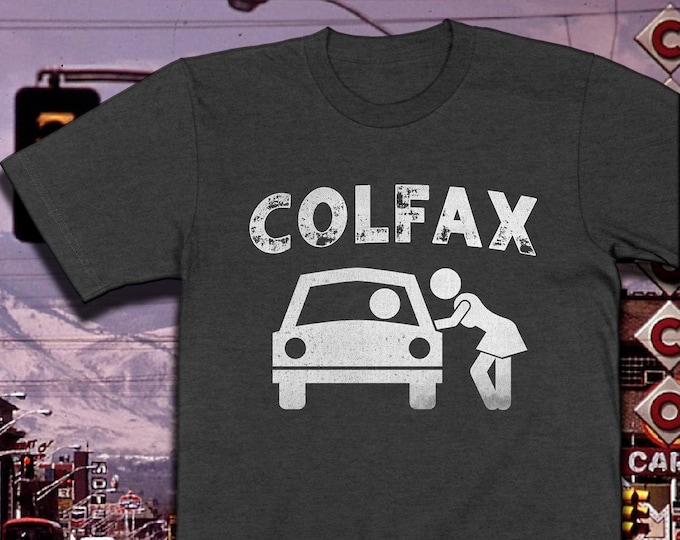 Featured listing image: Colfax Avenue T-shirt |  | Rocky Mountain Gift | Colorado Gifts & Souvenirs | I Heart Colorado UNISEX SHIRT