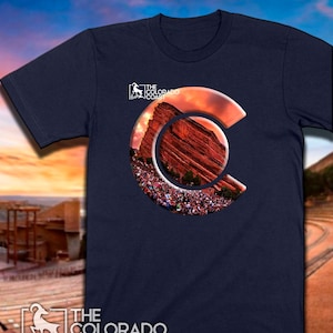 Red Rocks Amphitheater T-shirt | Best Music Concert Venue | Morrison, Colorado | Colorado Gift Souvenir | UNISEX Shirt