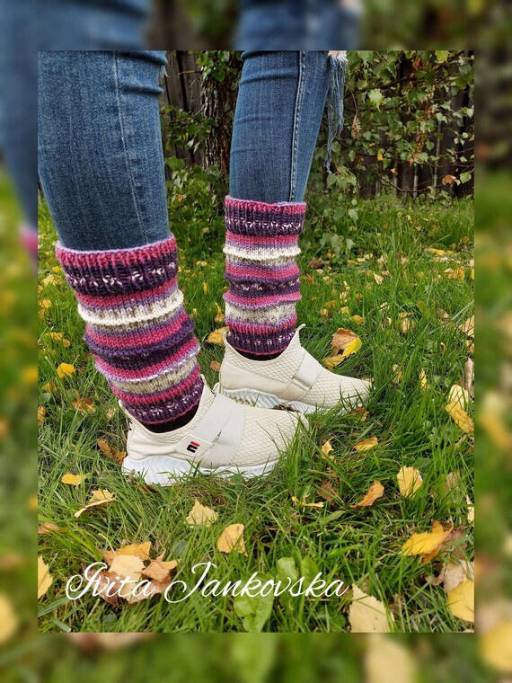 Buy Boot Cuffs, Knitting Gaiters, Leg Warmers, Knit Boottoppers Online in  India 