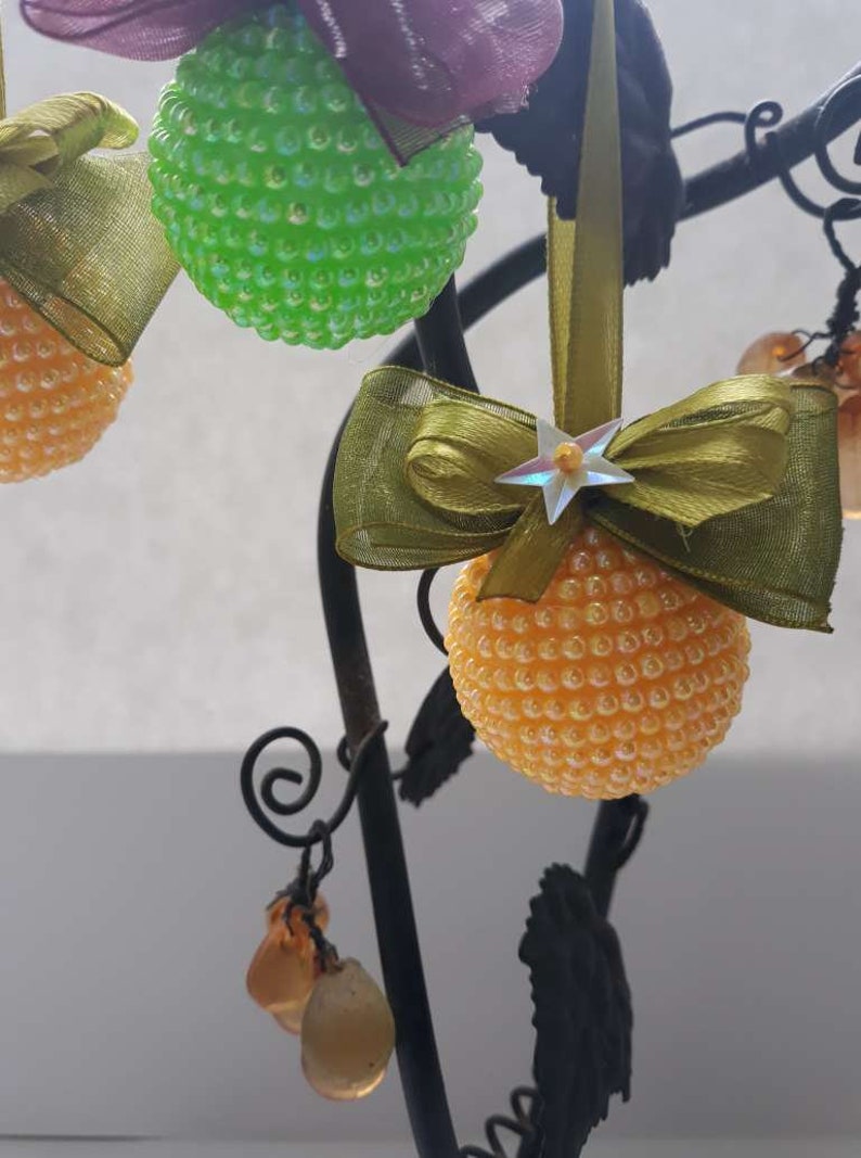 Christmas ornament Christmas baubles Handmade baubles Set of four baubles