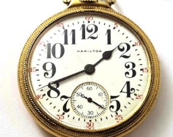 Vintage Hamilton Pocket Watch, 1920's, Vintage Watches