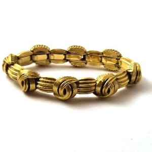 Vintage Modernist Stretchy Bracelet, 1970&#39;s Vintage Jewelry