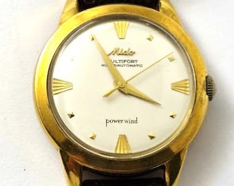 Vintage Mido Superautomatic Men's Wrist Watch, 1950's, Vintage Watches