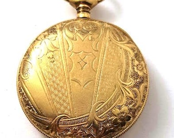 Vintage Waltham Pocket Watch in Gold Filled Hunter's Case, 1900's, Vintage Watches