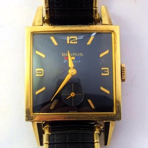 Vintage Benrus Men&#39;s Wrist Watch, 1950&#39;s, Vintage Watches