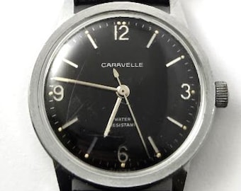 Vintage Caravelle Men's Wrist Watch, 1970's, Vintage Watches