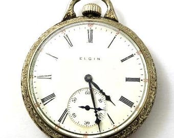 Vintage Elgin Pocket Watch, 1920's, Vintage Watches