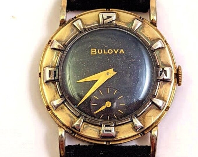 Vintage Bulova Men's Watch, 1940's, Vintage Watches Etsy