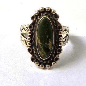 Vintage Turquoise Ring in Sterling Silver, 1960&#39;s, Vintage Jewelry