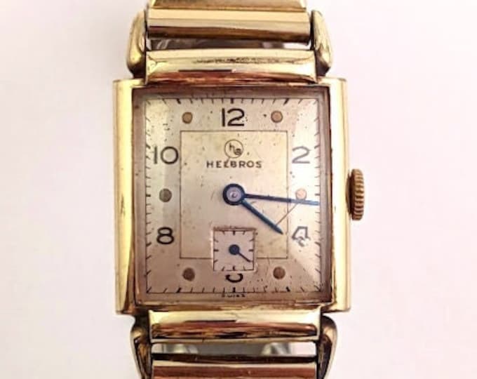 Vintage Helbros Men's Watch, 1940's, Vintage Watches Etsy