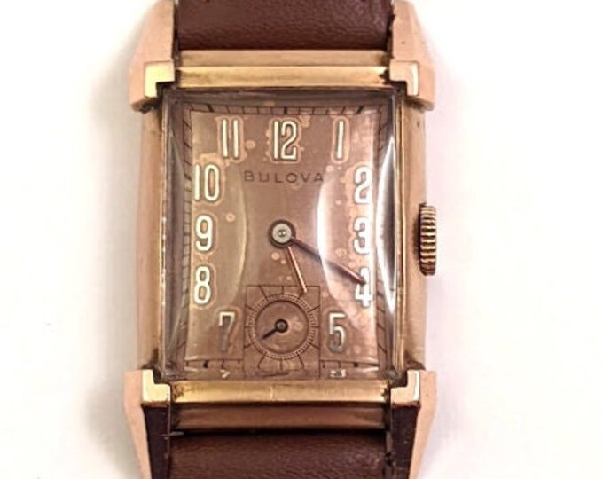 Vintage Bulova Men's Watch, 1940's, Vintage Watches Etsy