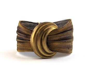 Vintage MCM Bracelet in Brass, 1960's, Vintage Jewelry
