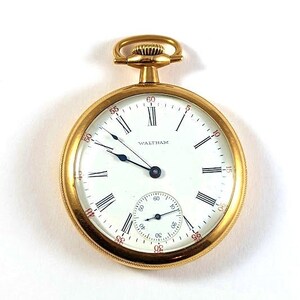 Waltham 21 jewel Pocket Watch 1900 s Vintage Jewelry Etsy UK