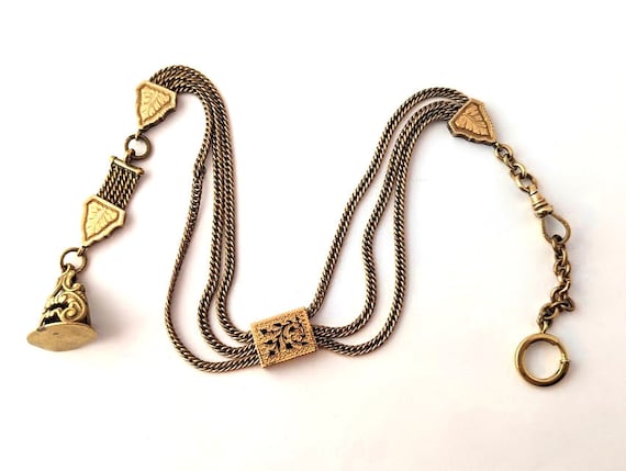 Vintage Pocket Watch Chain, 1900's, Vintage Watch… - image 2