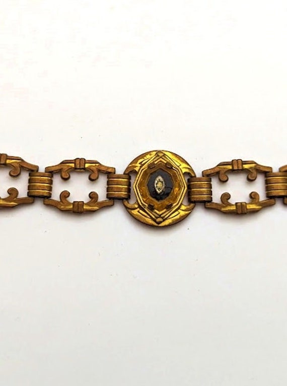 Czech Glass Bracelet, 1940's
