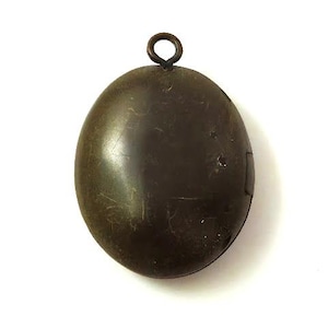 Civil War Era Mourning Locket, 1800&#39;s Vintage Jewelry