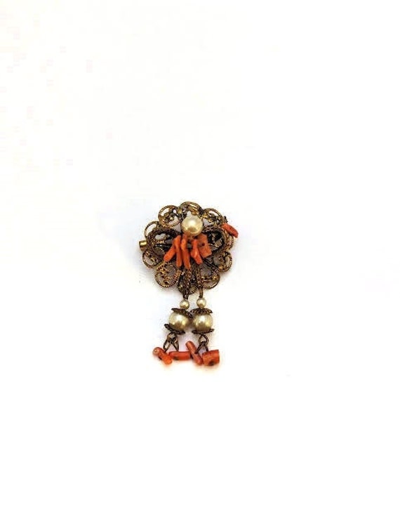 Victorian Pin, 1940's Vintage Jewelry