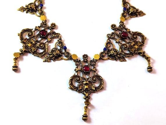 Vintage Austro-Hungarian Necklace, 1930's, Vintag… - image 1