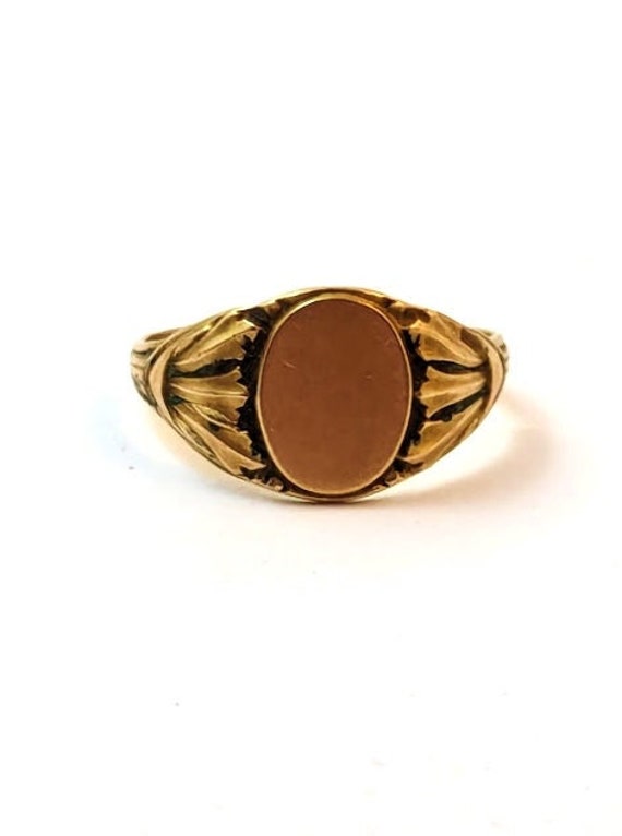 Victorian Signet Ring, 1900's, Vintage Jewelry